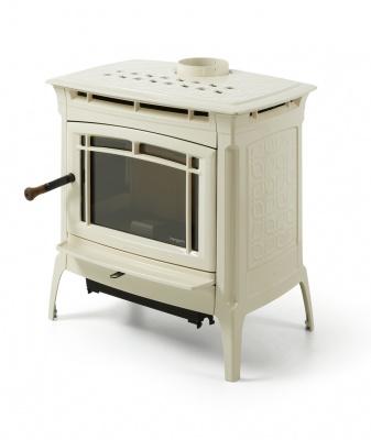 Дровяная печь HERGOM Manchester (кремовая эмаль)