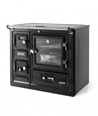 Дровяная печь HERGOM Saja 8 хром регул.решетка, керамический верх