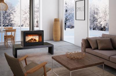 Дровяная печь ROCAL HABIT 100 DC+T