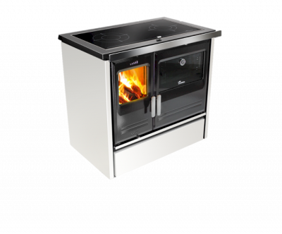 Печь Lacunza Плита кухонная Etna 7T Blanca E SV (стеклокерамическая варочная поверхность)