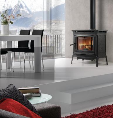 Дровяная печь HERGOM Manchester (Черный чугун)