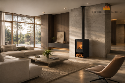 Дровяная печь ROCAL HABIT 50 V+T — фото, цена и заказ онлайн