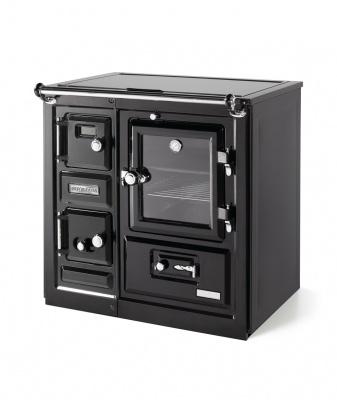 Дровяная печь HERGOM SAJA 7 хром, регул. решетка, керамический верх