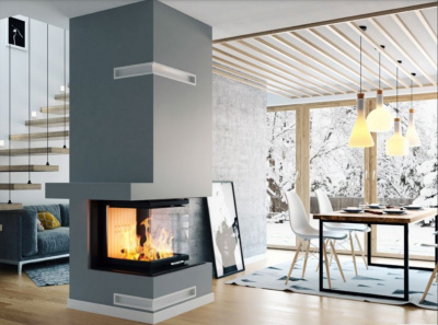 Каминная топка Hitze Trinity 54x54x53 G — купить с доставкой