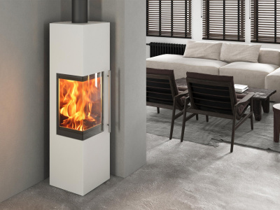 Дровяная печь EMBER Стеван 700 XL white